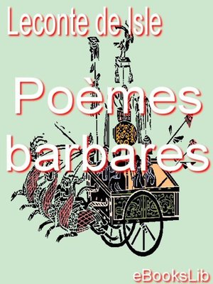 cover image of Poèmes barbares